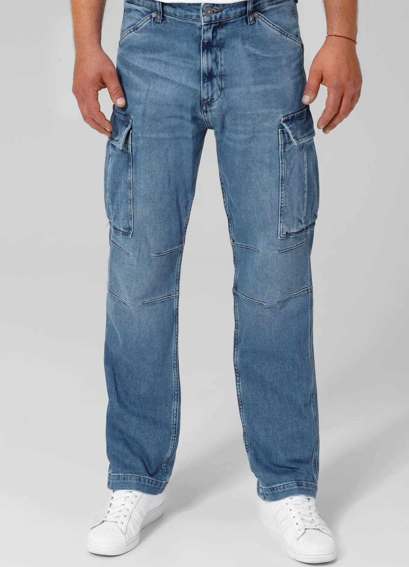 DEERHORN Cargo Classic Wash Jeans