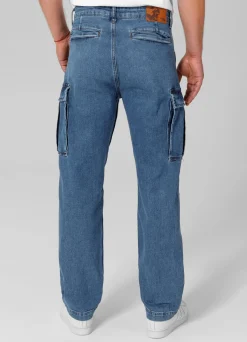 DEERHORN Cargo Classic Wash Jeans