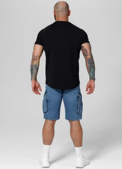 Denim cargo shorts Classic Wash Deerhorn