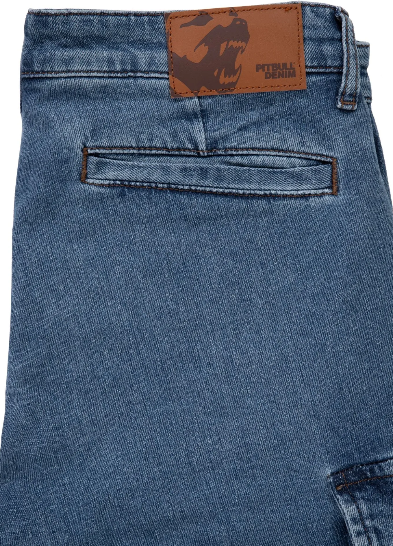 Denim cargo shorts Classic Wash Deerhorn