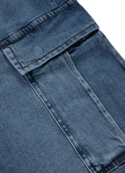 Denim cargo shorts Classic Wash Deerhorn