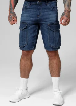 Denim cargo shorts Navy Wash Longspur