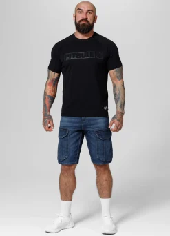 Denim cargo shorts Navy Wash Longspur