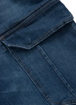 Denim cargo shorts Navy Wash Longspur