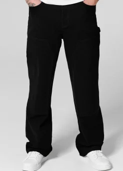 DOGWOOD Black Baggy Pants