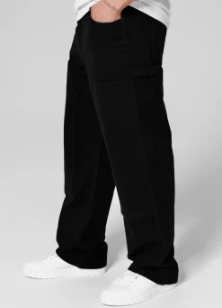 DOGWOOD Black Baggy Pants