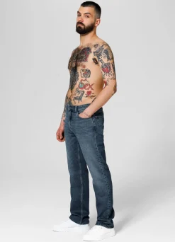 HIGHLANDER Long Medium Wash Jeans