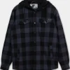 Hooded Padded Flannel Shirt Pioneer