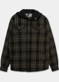Hooded Padded Flannel Shirt Pioneer