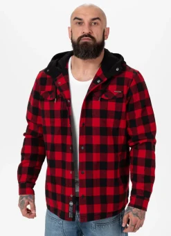 Hooded Padded Flannel Shirt Pioneer