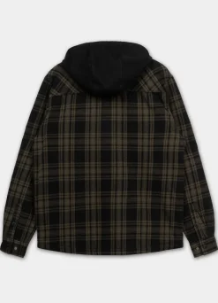 Hooded Padded Flannel Shirt Pioneer