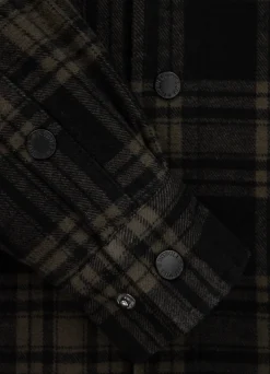 Hooded Padded Flannel Shirt Pioneer