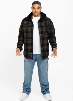 Hooded Padded Flannel Shirt Pioneer