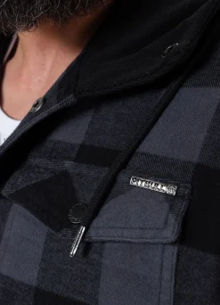 Hooded Padded Flannel Shirt Pioneer
