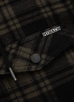 Hooded Padded Flannel Shirt Pioneer