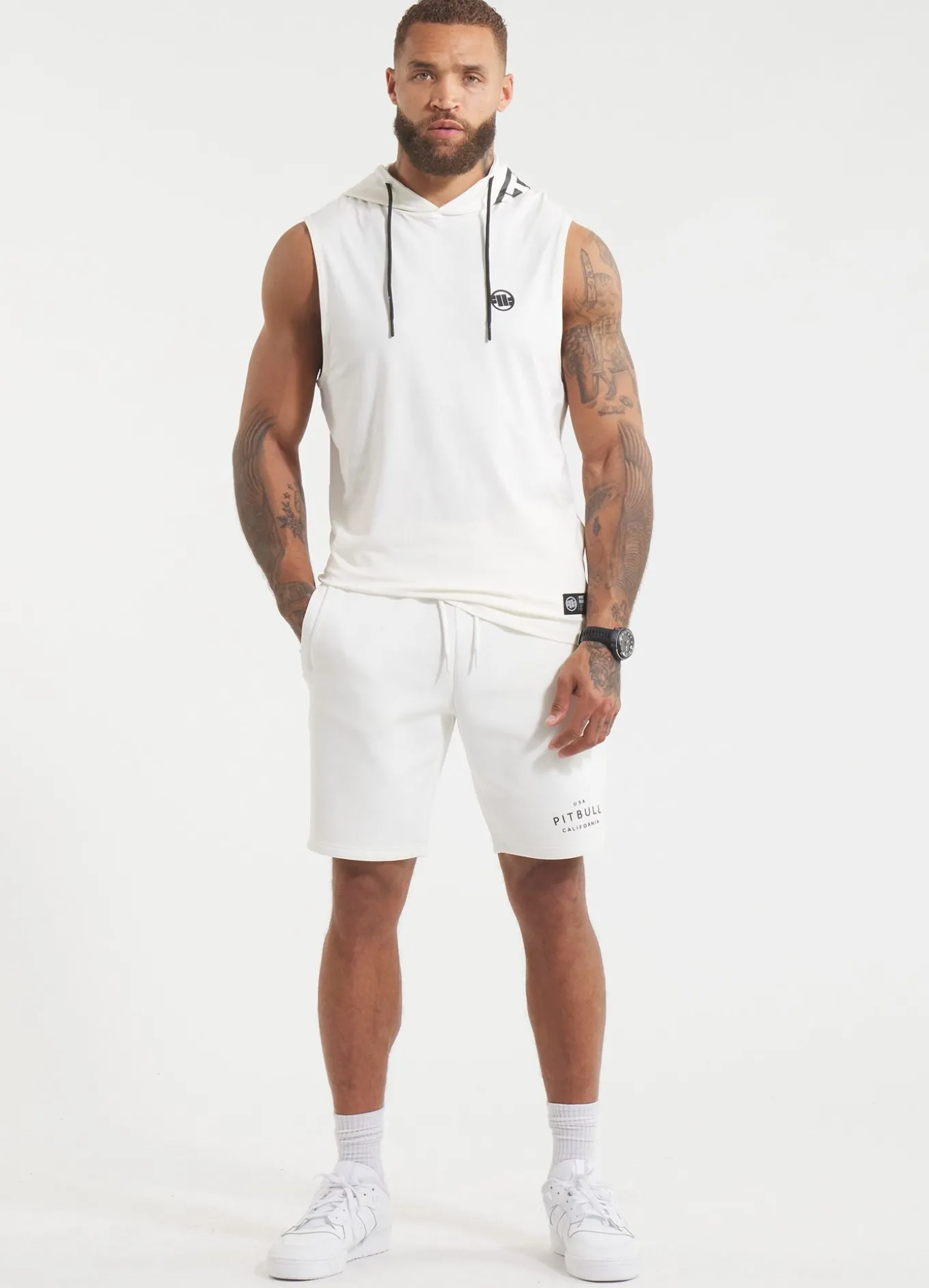 Hoodie tank top Spandex Hilltop - Offwhite