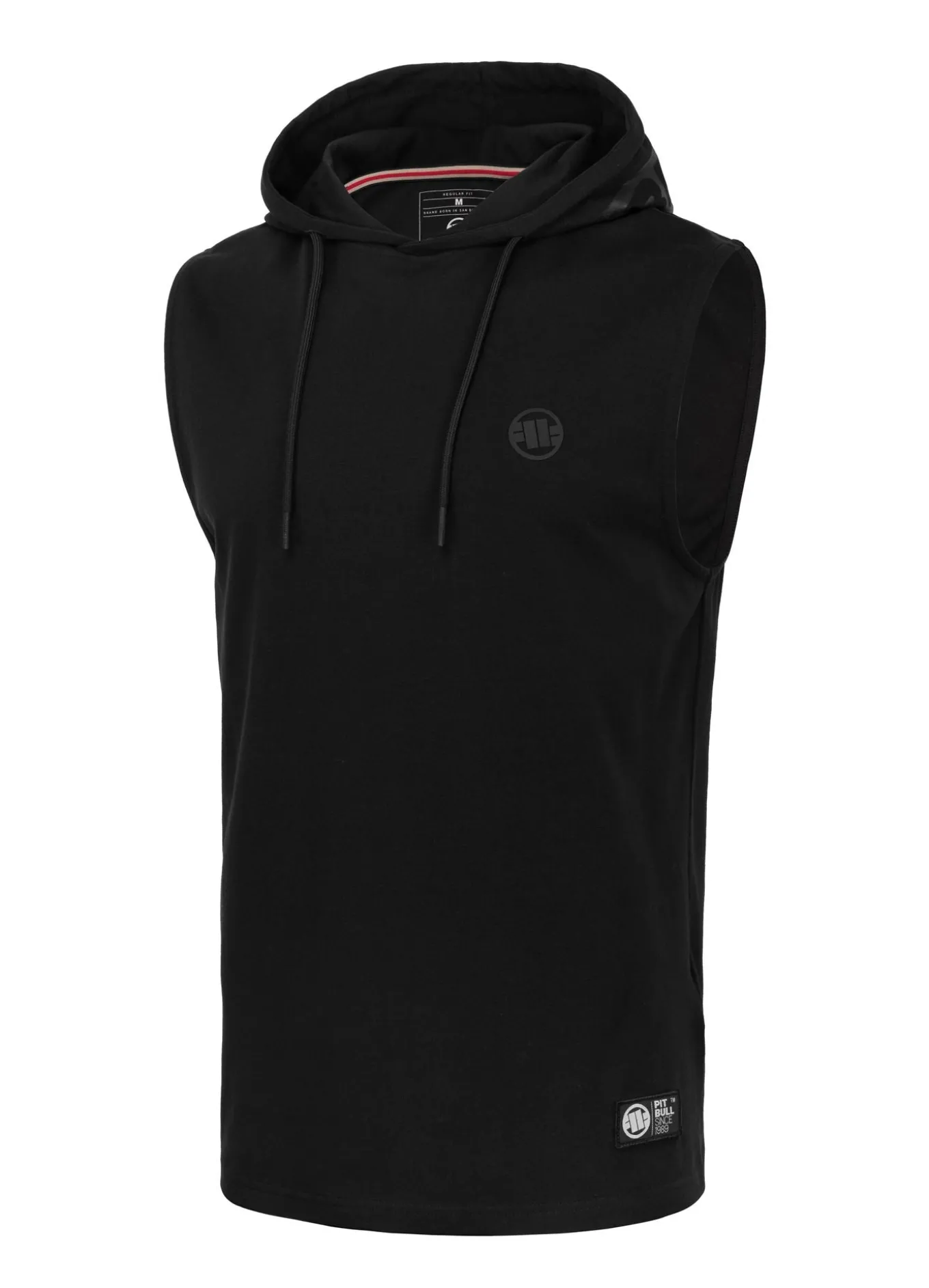 Hoodie tank top Spandex Hilltop - Black