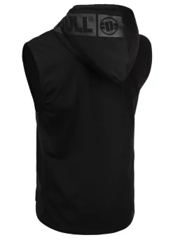 Hoodie tank top Spandex Hilltop - Black