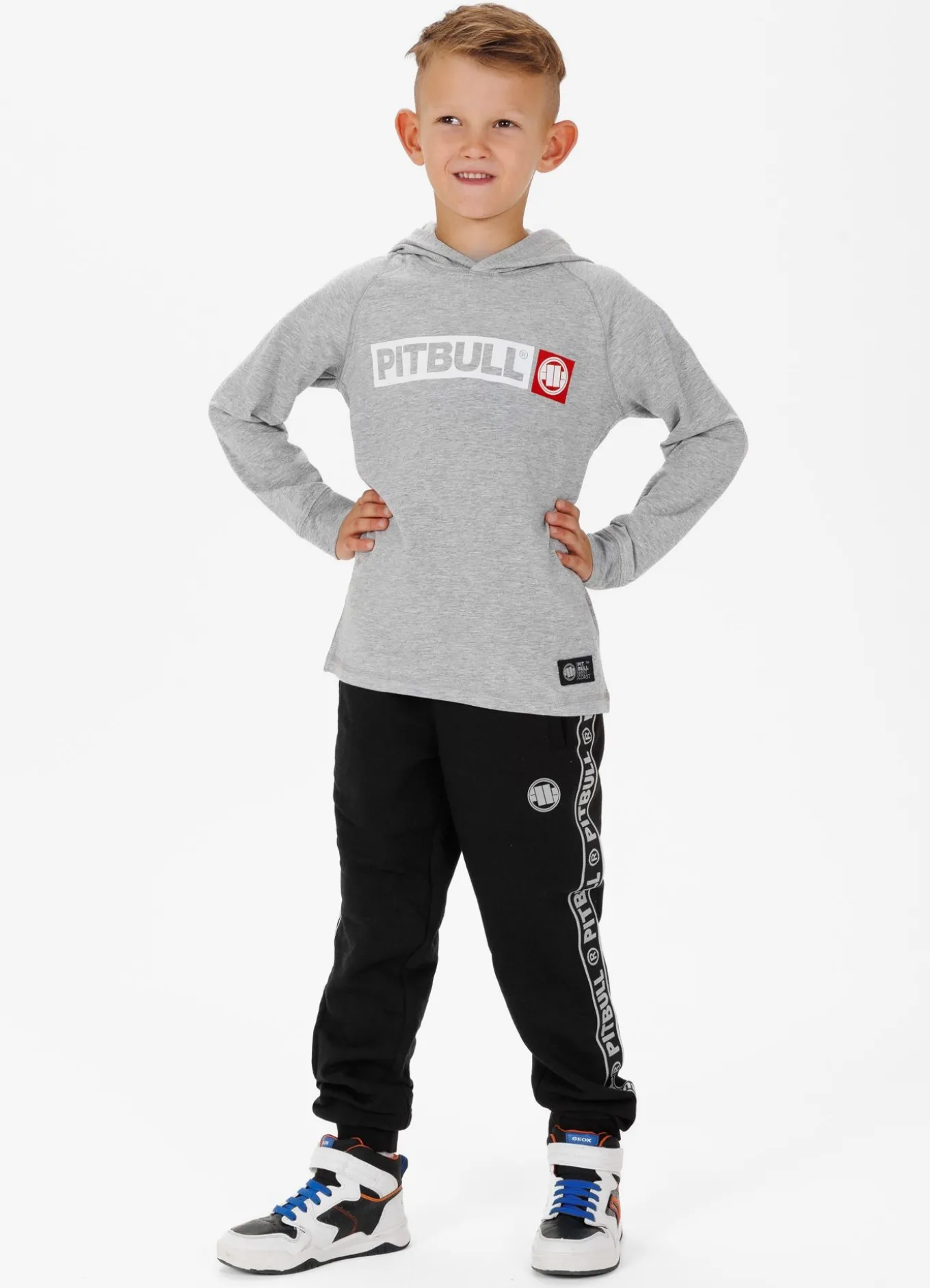 Kids hooded longsleeve shirt Hilltop