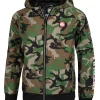 Kids transitional hooded jacket Athletic Sleeve Junior