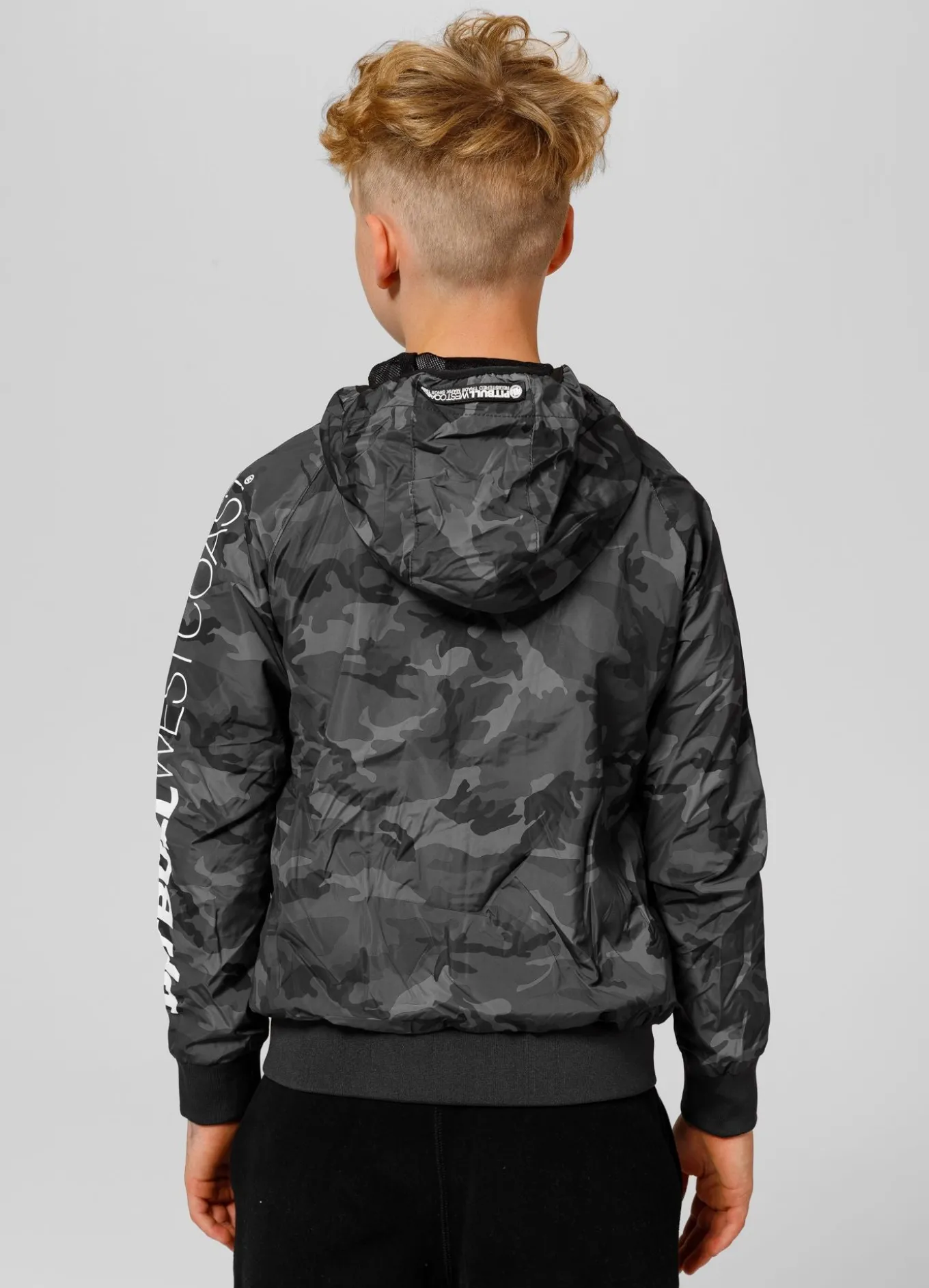 Kids transitional hooded jacket Athletic Sleeve Junior