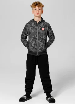 Kids transitional hooded jacket Athletic Sleeve Junior
