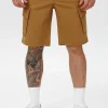 Men's Cargo Shorts SCOTT - Honey Yellow