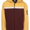 Men's hooded jacket 2 Color Longwood - Yellow/Burgundy