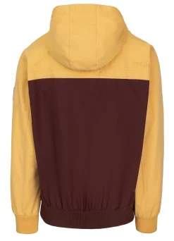 Men's hooded jacket 2 Color Longwood - Yellow/Burgundy