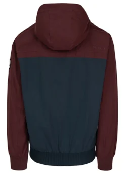 Men's hooded jacket 2 Color Longwood - Burgundy/Navy