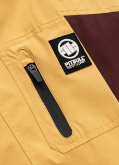 Men's hooded jacket 2 Color Longwood - Yellow/Burgundy