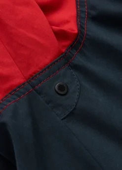 Men's hooded jacket 2 Color Longwood - Red/Navy