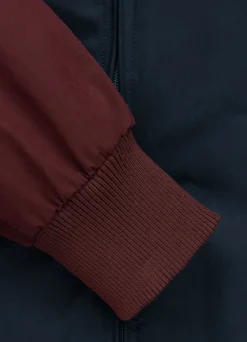 Men's hooded jacket 2 Color Longwood - Burgundy/Navy