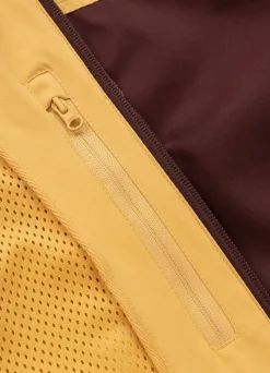 Men's hooded jacket 2 Color Longwood - Yellow/Burgundy
