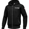 Men's hooded jacket Athletic Logo - Black