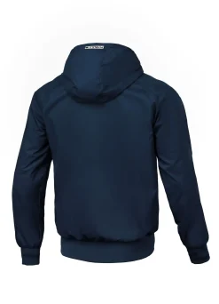 Men's hooded jacket Athletic Logo - Navy