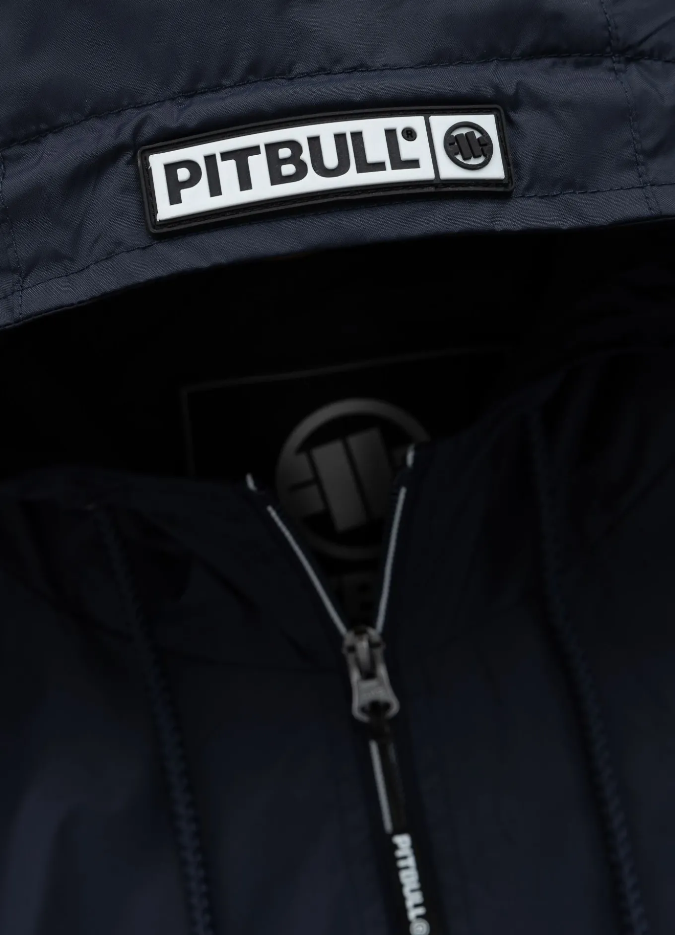 Men's hooded jacket Athletic Logo - Navy