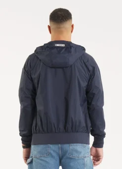 Men's hooded jacket Athletic Logo - Navy