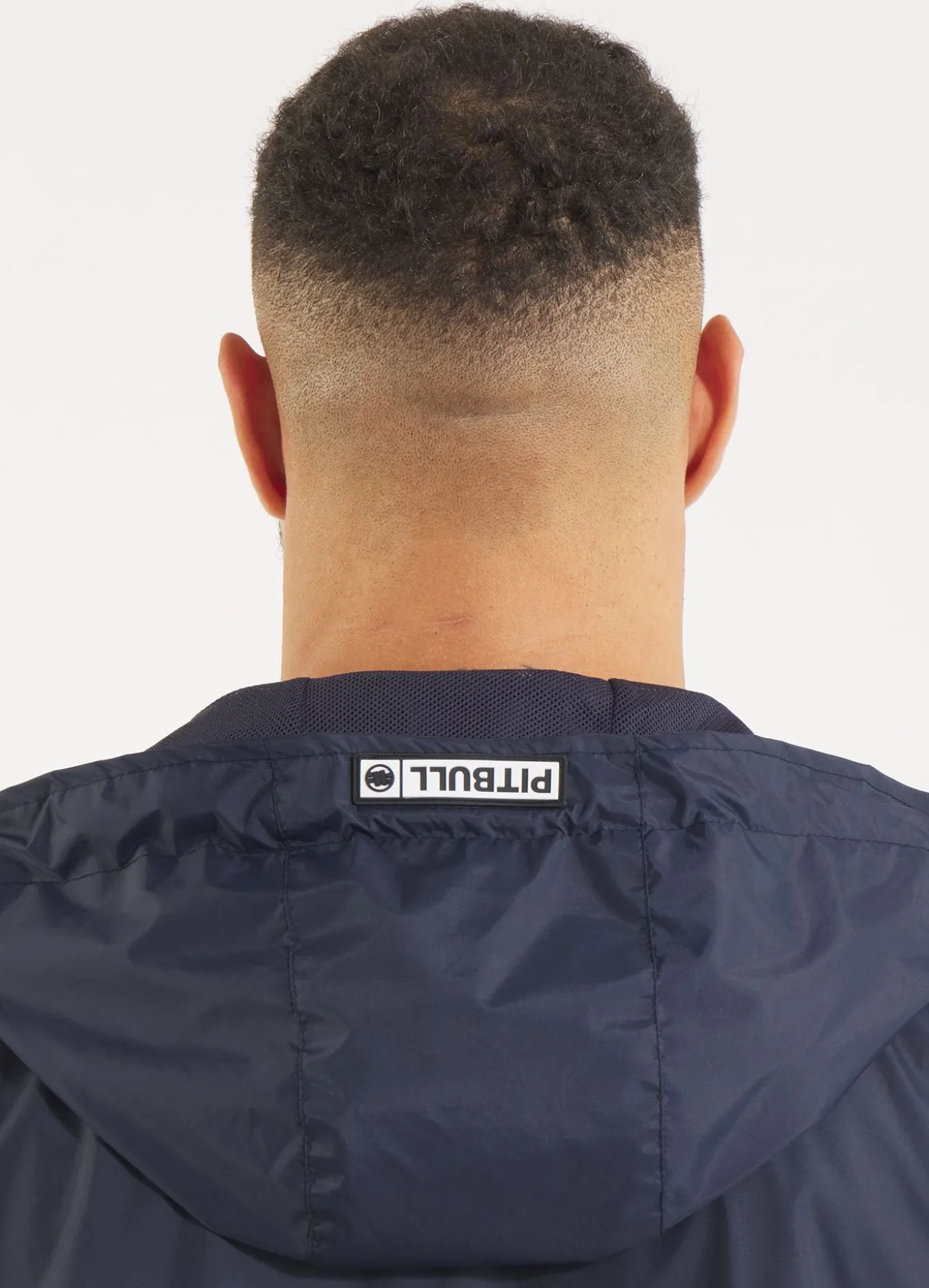Men's hooded jacket Athletic Logo - Navy