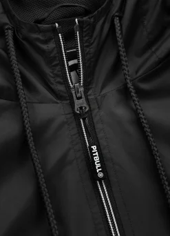 Men's hooded jacket Athletic Logo - Black