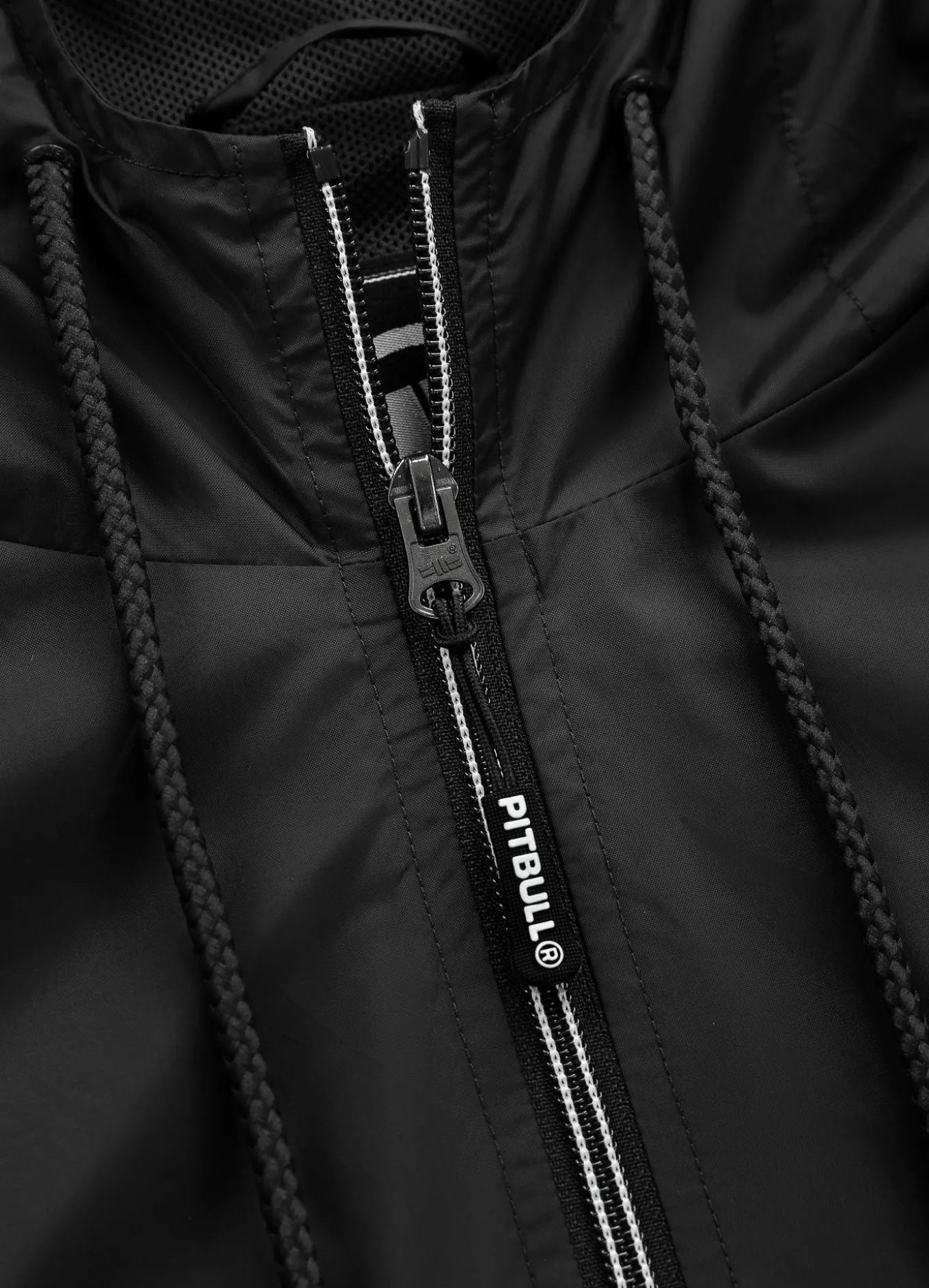 Men's hooded jacket Athletic Logo - Black