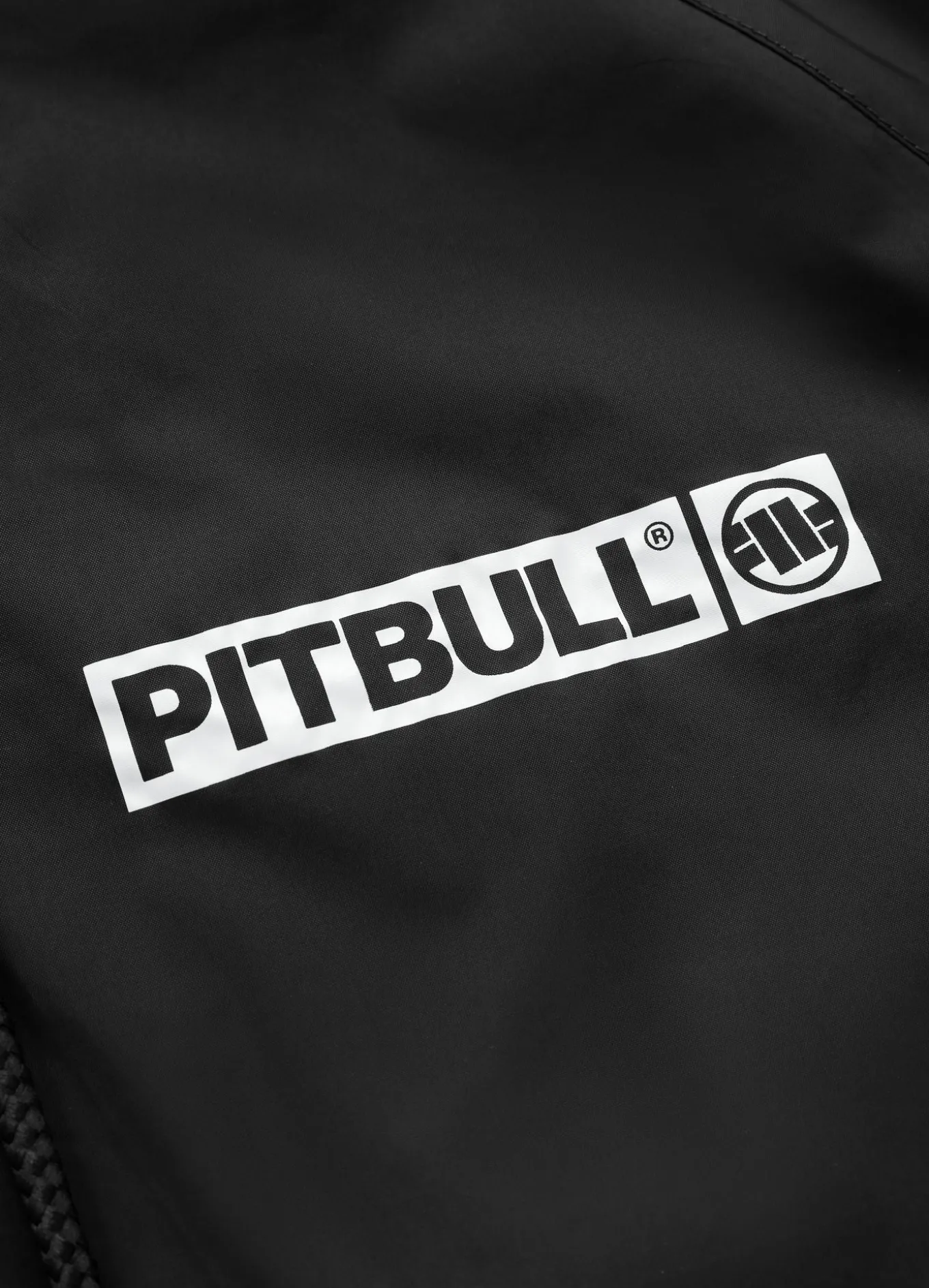 Men's hooded jacket Athletic Logo - Black