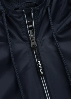 Men's hooded jacket Athletic Logo - Navy