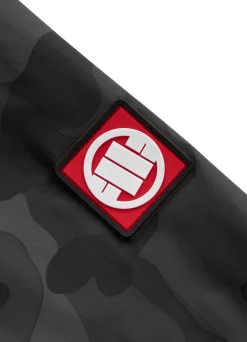 Men's hooded jacket Athletic Logo - All Black Camo