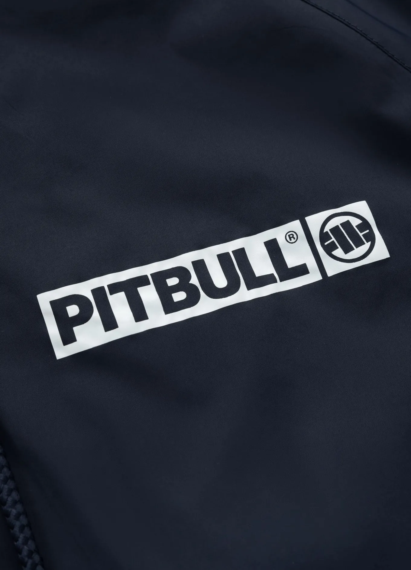 Men's hooded jacket Athletic Logo - Navy