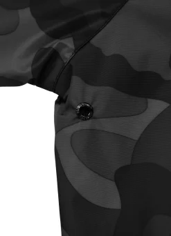 Men's hooded jacket Athletic Logo - All Black Camo