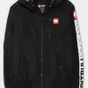 Men's hooded jacket Cabrillo Summer - Black