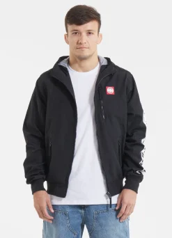 Men's hooded jacket Cabrillo Summer - Black