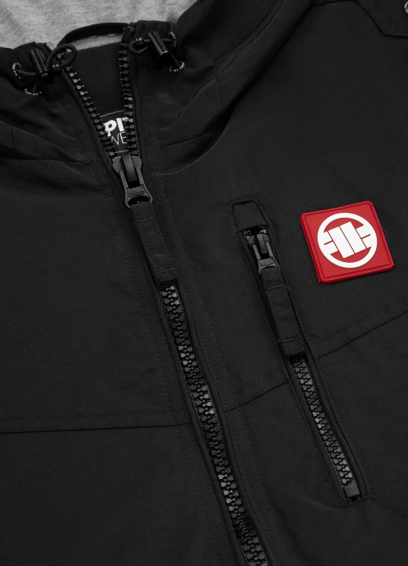 Men's hooded jacket Cabrillo Summer - Black