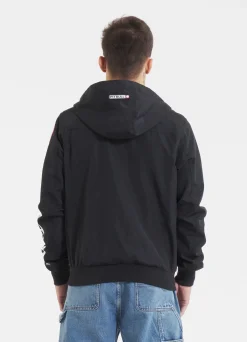 Men's hooded jacket Cabrillo Summer - Black